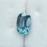 4.25CT ELONGATED CUSHION MONTANA SAPPHIRE, MEDIUM TEAL BLUE, 8.18x11.9MM