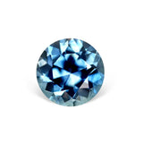 1.51CT ROUND PRECISION CUT MONTANA SAPPHIRE, BLUE, 6.7X4.5MM