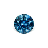 1.72CT ROUND PRECISION CUT MONTANA SAPPHIRE, OCEAN BLUE, 7MM