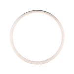 Flat Plain Men's Band 4mm - Wedding Band Recycled Gold