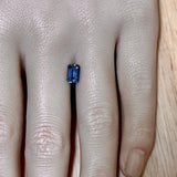 1.57CT PRECISION CUT EMERALD CUT MONTANA SAPPHIRE, BLUE, 7.3X4.9MM