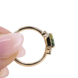 Mountainscape Diamond Cluster Ring - Low Profile Setting