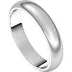 4mm Half Round Wedding Band