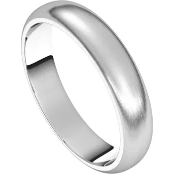 4mm Half Round Wedding Band