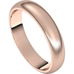 4mm Half Round Wedding Band