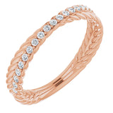 A Diamond Twist Band