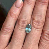 2.54CT MOVAL MONTANA SAPPHIRE, AQUA BLUE TEAL, 10.6X6.69X4.69MM, UNTREATED