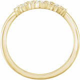 Rosecut Diamond Tiara Band in Recycled 14k Gold