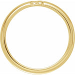 Ravine Band - 6mm Recycled Gold Wedding band by Anueva Jewelry