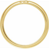 Ravine Band - 6mm Recycled Gold Wedding band by Anueva Jewelry