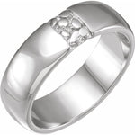 Ravine Band - 6mm Recycled Gold Wedding band by Anueva Jewelry