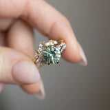 Knife Edge Diamond Studded Split Shank - Setting