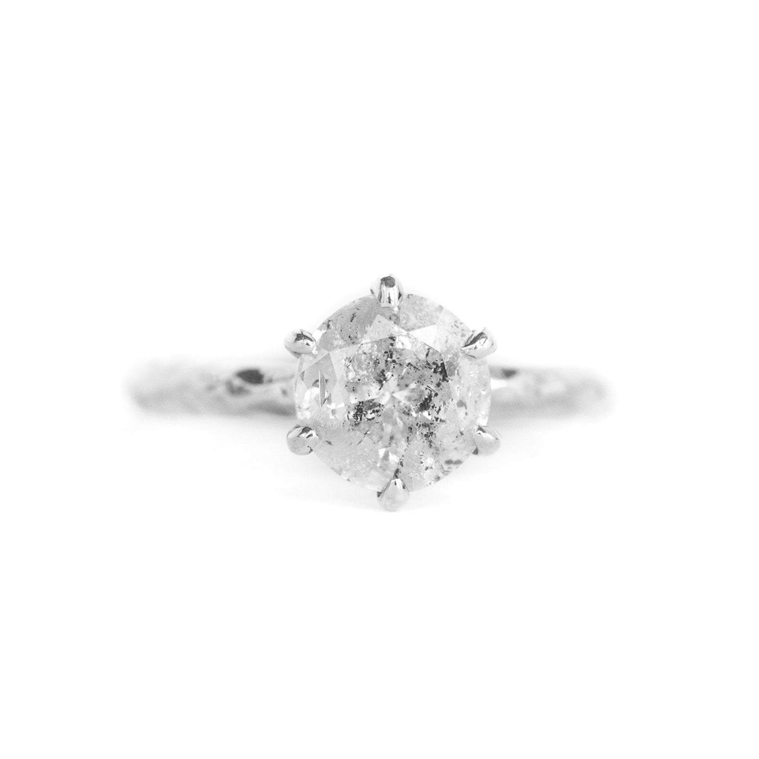 6 Prong Evergreen Solitaire - Setting