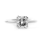 Classic Cathedral Double Prong Solitaire, Stackable - Setting