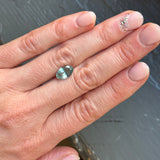 2.54CT MOVAL MONTANA SAPPHIRE, AQUA BLUE TEAL, 10.6X6.69X4.69MM, UNTREATED