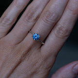 1.15CT ROUND MONTANA SAPPHIRE, BLUE, 6.14X4.12MM