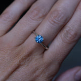 1.15CT ROUND MONTANA SAPPHIRE, BLUE, 6.14X4.12MM