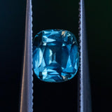 2.17CT CUSHION CUT MONTANA SAPPHIRE, BLUE GREY, 7.23X6.46X4.73MM, UNTREATED