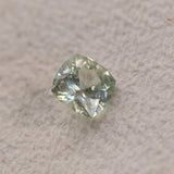 1.24CT SQUARE CUSHION MONTANA SAPPHIRE, LIGHT MINTY GREEN, 6X6X4.14MM