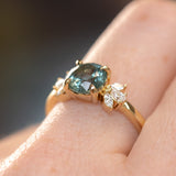 Marquise & Pear Diamond Cluster Low Profile - Setting