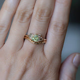 Mountainscape Diamond Cluster Ring - Low Profile Setting