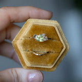 Mountainscape Diamond Cluster Ring - Low Profile Setting
