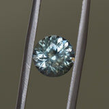 48 HOUR CUSTOMER HOLD - 1.73CT ROUND MONTANA SAPPHIRE, SEAFOAM GREEN, 7X4.8MM, UNTREATED