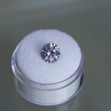 2.40CT ROUND PRECISION CUT MONTANA SAPPHIRE, MAUVE PURPLE-PINK, 8X5.5MM UNTREATED EARLY ACCESS