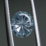 1.40CT OVAL FANTASY CUT MONTANA SAPPHIRE, ICY BLUE, 7.30X6.24MM, UNHEATED, EARLY ACCESS