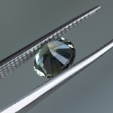 1.67CT OVAL MONTANA SAPPHIRE, PARTI LIGHT BLUE YELLOW, 7.3X6.1MM, EARLY ACCESS