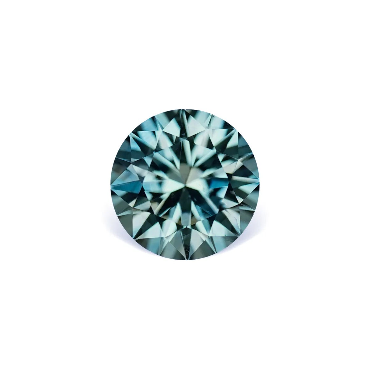 1.43CT PRECISION CUT PEAR BRILLIANT MONTANA SAPPHIRE, BLUE GREEN, 6.6MM