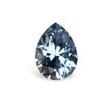 1.51CT PEAR BRILLIANT PRECISION CUT MONTANA SAPPHIRE, PURPLE BLUE, 8.4X6.1MM