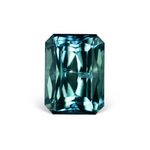 2.77CT SCISSOR SHEAR PRECISION CUT MONTANA SAPPHIRE, AQUA TEAL BLUE GREEN, 8.4X6.2MM