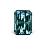 2.77CT SCISSOR SHEAR PRECISION CUT MONTANA SAPPHIRE, AQUA TEAL BLUE GREEN, 8.4X6.2MM