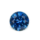 1.41CT ROUND BRILLIANT PRECISION CUT MONTANA SAPPHIRE, OCEAN BLUE, 6.5MM