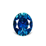 1.58CT OVAL BRILLIANT PRECISION CUT MONTANA SAPPHIRE, VIBRANT ROYAL BLUE TEAL, 7.5X6.3MM