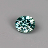 1.08CT OVAL BRILLIANT PRECISION CUT MONTANA SAPPHIRE, TEAL GREEN, 6.3X5.4mm