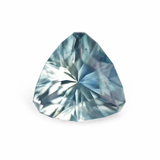 1.14CT PRECISION CUT TRILLION BRILLIANT MONTANA SAPPHIRE, COLOR SHIFTING LIGHT BLUE TEAL, 6.6MM