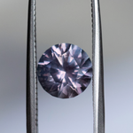 2.40ct Untreated Mauve Precision Cut Montana Sapphire Low Profile Six Prong Split Shank Solitaire in 18k Yellow Gold