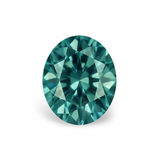 1.66CT OVAL PRECISION CUT MONTANA SAPPHIRE, TEAL BLUE COLOR SHIFTING, 7.5X6.2MM