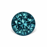 2.58CT ROUND BRILLIANT PRECISION CUT MONTANA SAPPHIRE, OCEAN BLUE AND TEAL, 8.2MM