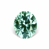 2.60CT OVAL BRILLIANT PRECISION CUT MONTANA SAPPHIRE, AQUA BLUE TEAL, 8.5X7MM