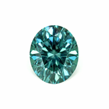 1.49CT OVAL PRECISION CUT MONTANA SAPPHIRE, TEAL BLUE GREEN, 7X5.9MM