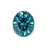 1.49CT OVAL PRECISION CUT MONTANA SAPPHIRE, TEAL BLUE GREEN, 7X5.9MM