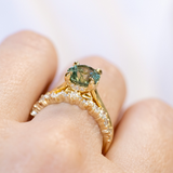 Celestial Pear Diamond Band