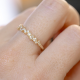 Celestial Pear Diamond Band