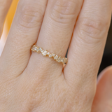 Celestial Pear Diamond Band