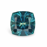 1.68CT PRECISION CUT CUSHION BRILLIANT MONTANA SAPPHIRE, DEEP OCEAN BLUE, 6.5MM