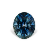 2.10CT OVAL BRILLIANT PRECISION CUT MONTANA SAPPHIRE, MIDNIGHT PURPLE BLUE MULTICOLOR, 8X6.6MM