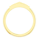 Cliff Dweller Band- Women's Stacking band in yellow gold